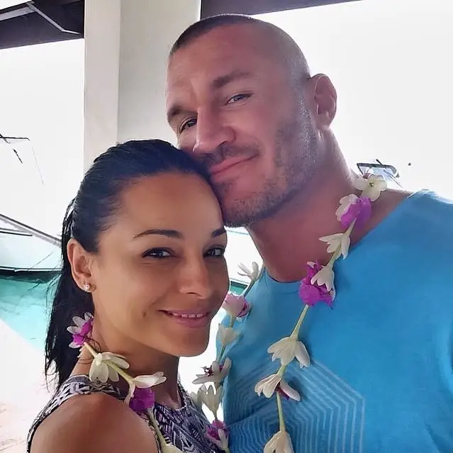 Randy Orton and his wife, Kim Orton