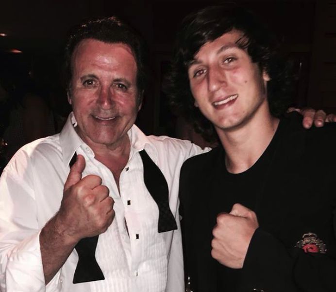 Dante Stallone with Frank Stallone