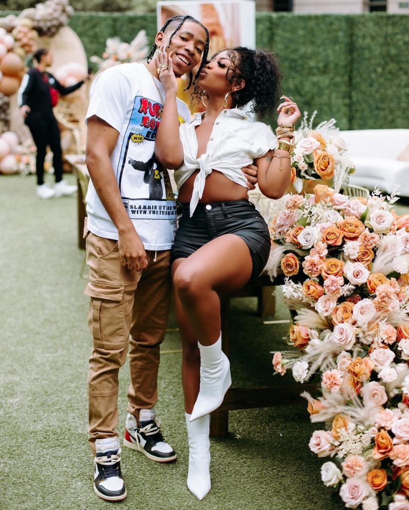 De'arra Taylor with her partner Ken Walker