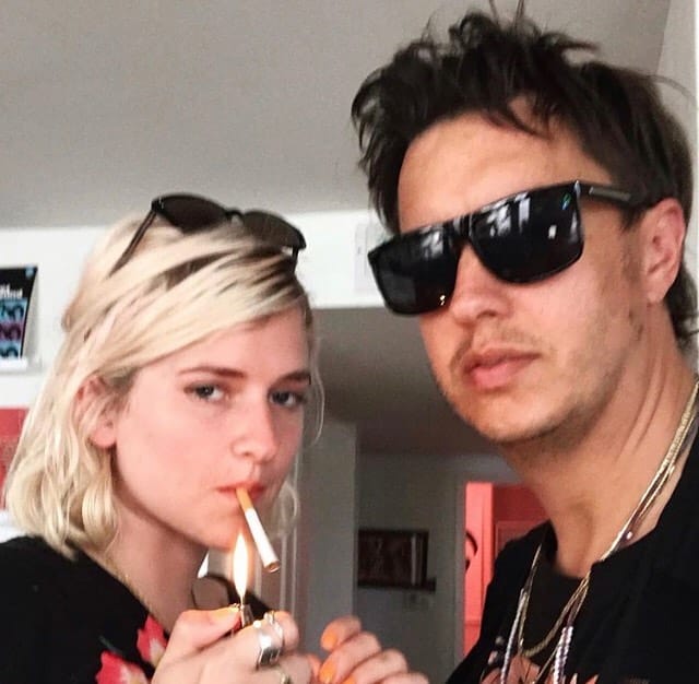 Julian Casablancas and his girlfriend Kaya Nichols