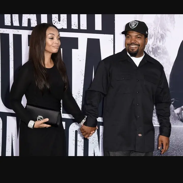 Ice Cube with his wife Kimberly