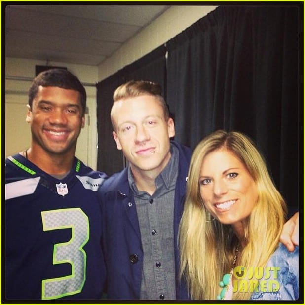 Russell Wilson and Ashton Meem