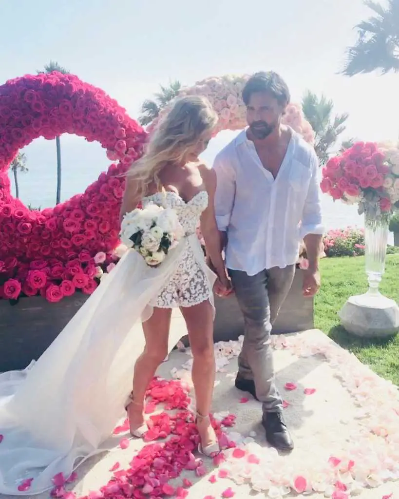 Aaron Phypers and Denise Richards's wedding picture