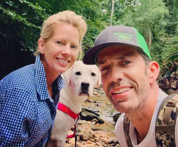 Sheldon Bream and his wife on a hiking trip