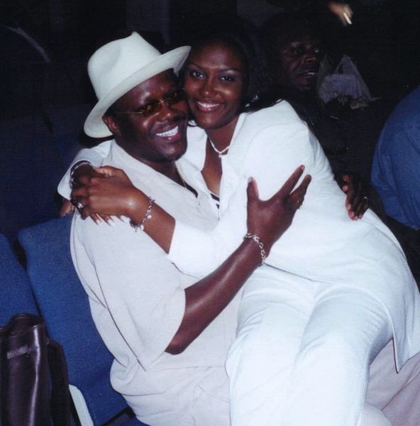 Bernie Mac with his daughter Je'Niece Childress