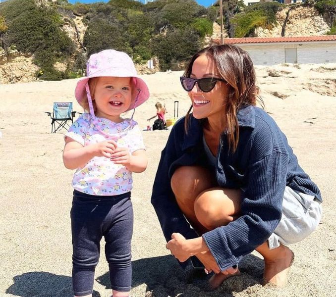 Kay Adams with her niece.