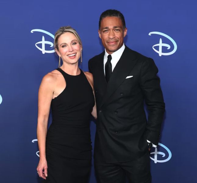 T.J. Holmes with his mistress Amy Robach