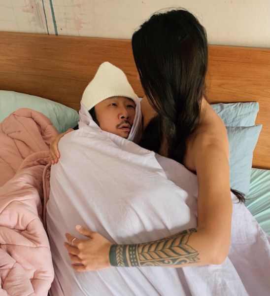 Bobby Lee and girlfriend Khalyla Kuhn's funny pic