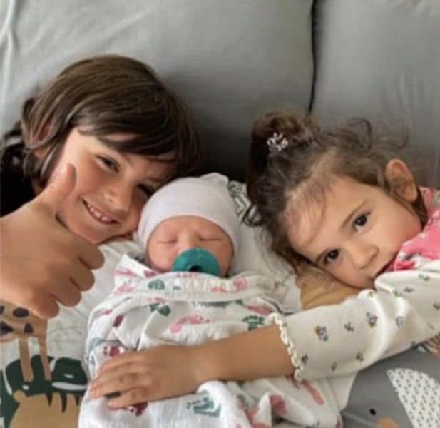 Deirdre Bosa and her husband Darryl Bosa's children