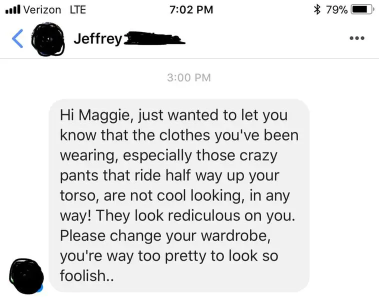 Comment on Maggie Vespa's Clothing
