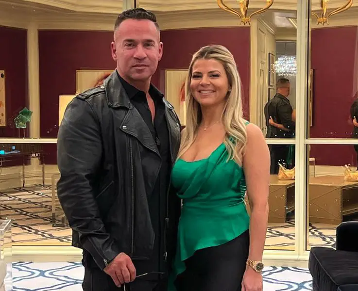 Lauren Pesce with her husband Mike Sorrentino