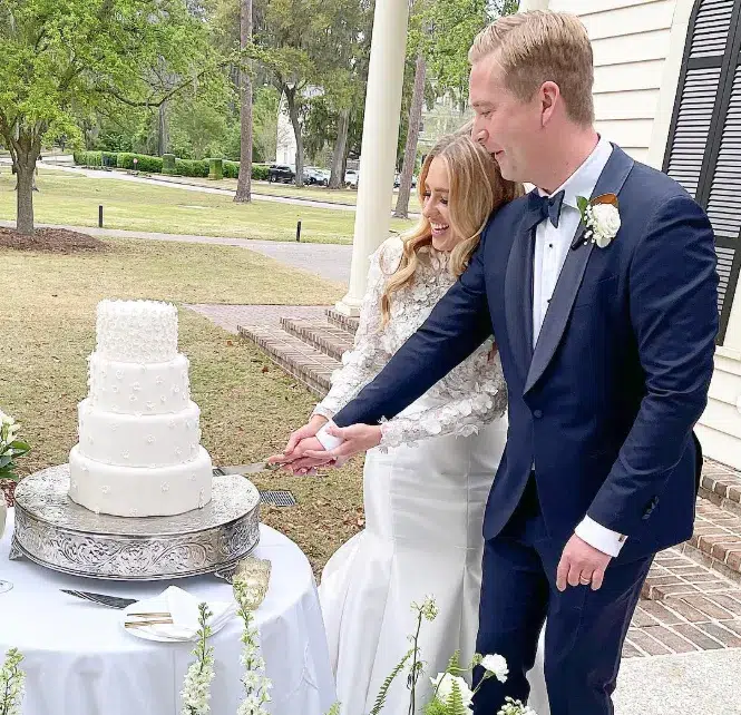 Peter Doocy and Wife Hillary Vaughn wedding