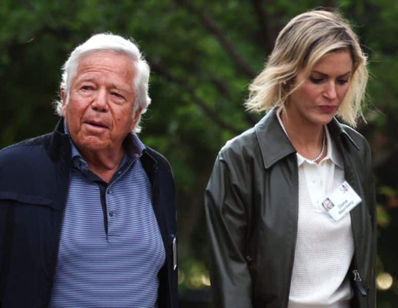 Robert Kraft and his new wife Dana Blumberg