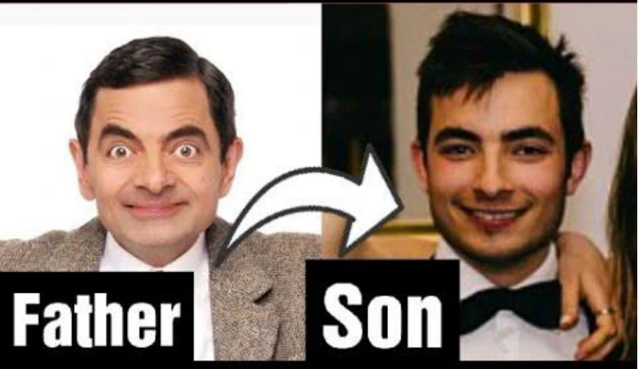 Rowan Atkinson and Benjamin Atkinson looking Similar