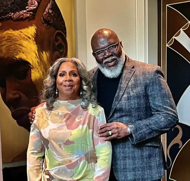 T.D Jakes and his wife Serita Jakes