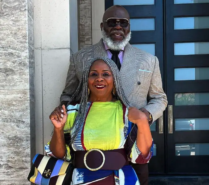 T.D Jakes with his wife Serita Jakes