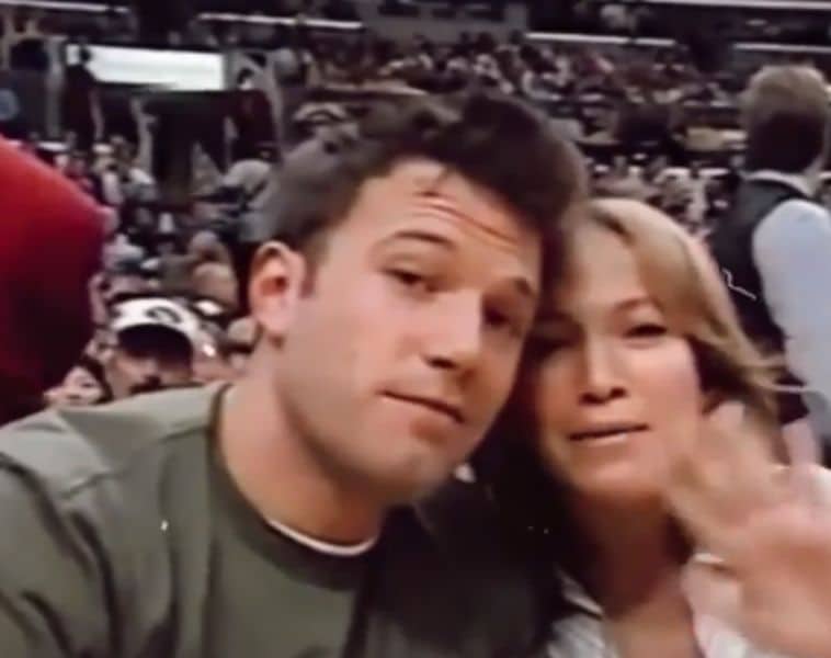 Young Ben Affleck and Jennifer Lopez