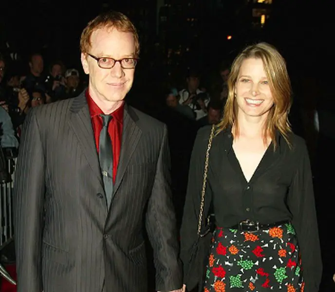 Danny Elfman with his wife Bridget Fonda