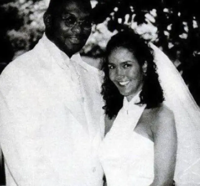 Gina Sasso and Tommy Ford on their wedding day