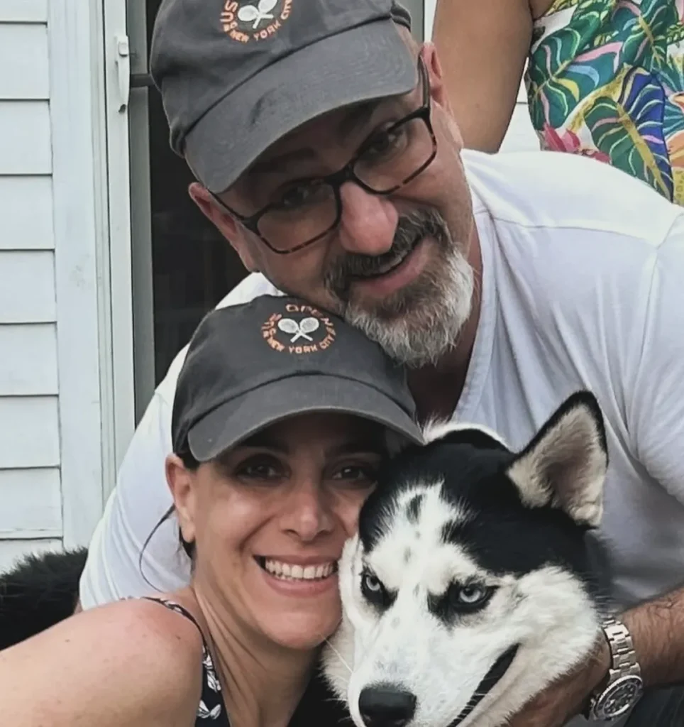 Jackie DeAngelis with her brother Louis G. DeAngelis I