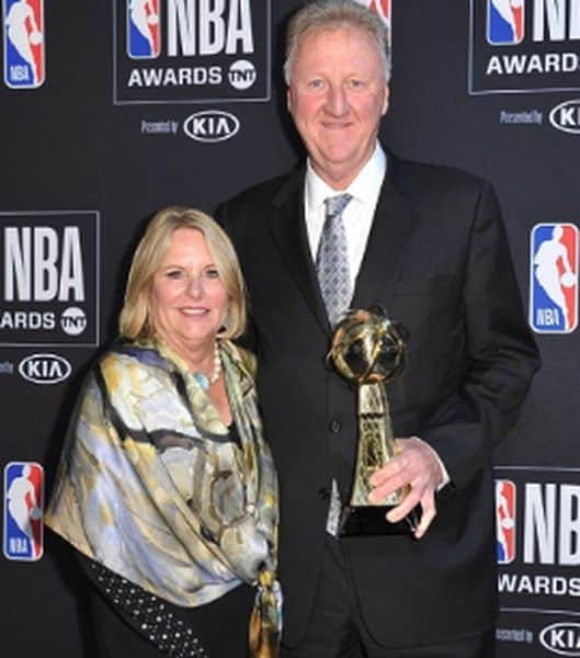 Larry Bird and his wife Dinah Mattingly