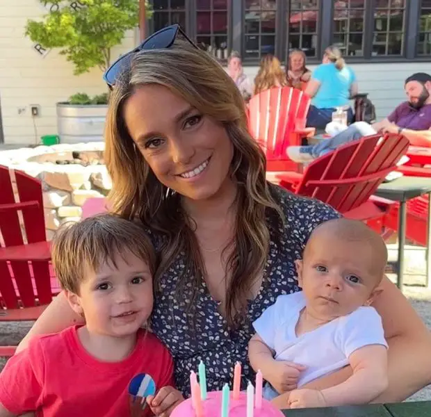 Molly McGrath with her two sons. (Molly/Instagram)