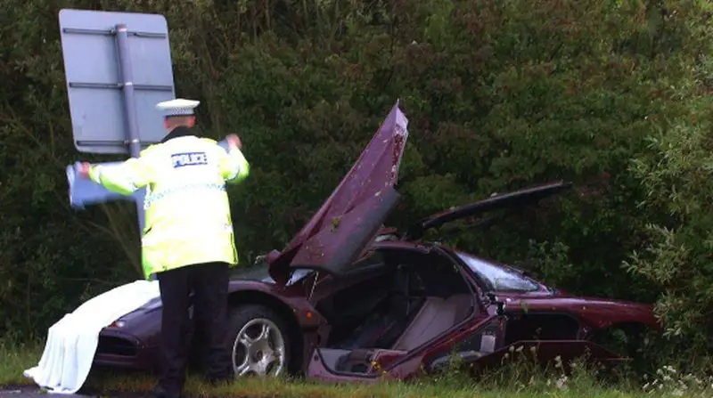 Rowan Atkinson's McLaren Accident