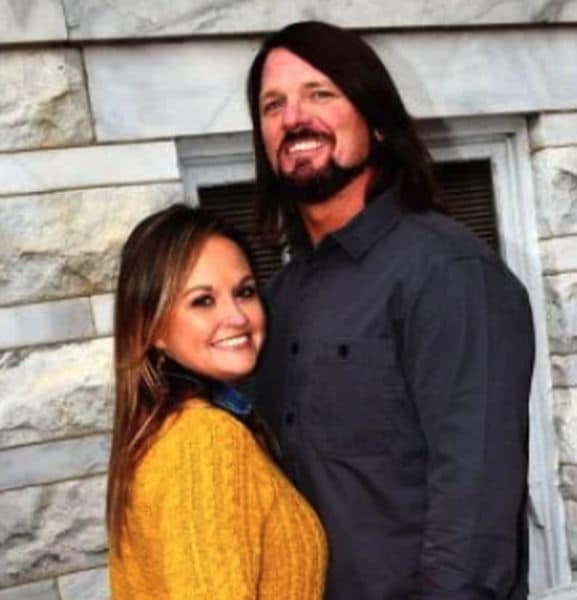 AJ Styles and Wendy Jones