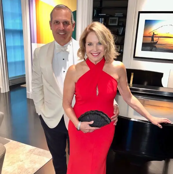 Katie Couric with her husband John Molner