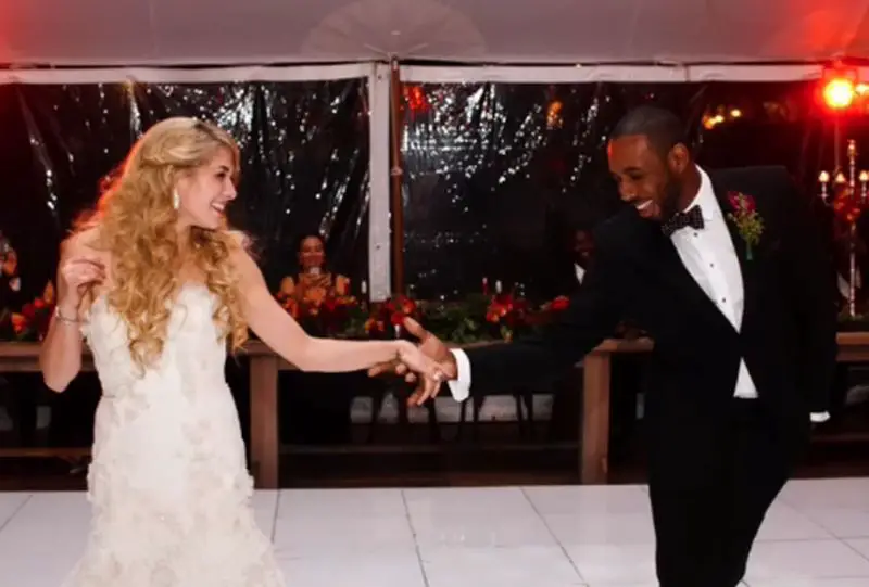 Allison Holker and tWitch wedding picture