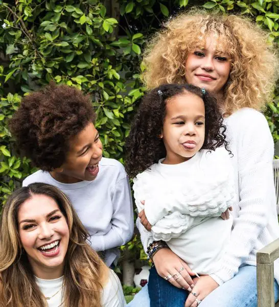 Weslie Fowler and her mother Allison Holker and half-siblings