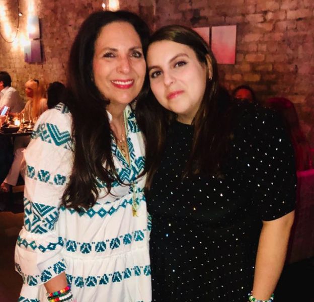 Sharon Lyn Chalkin with husband Beanie Feldstein