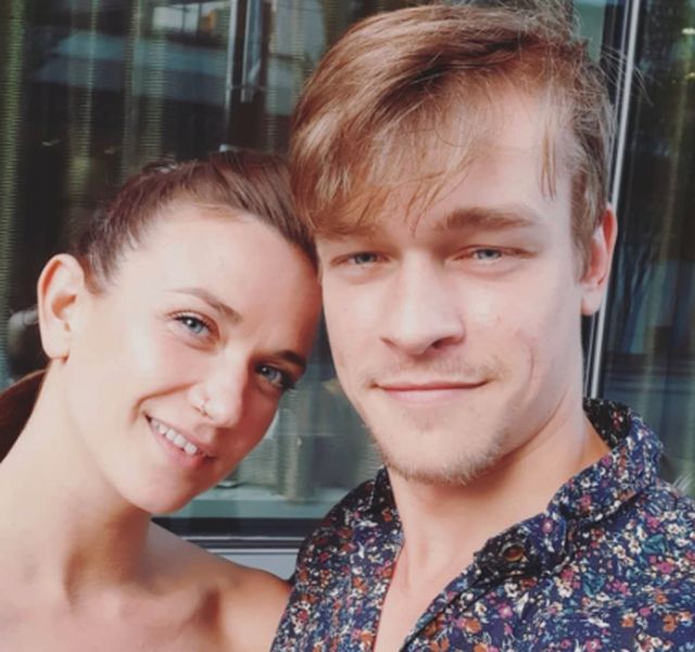 Thomas Elms and girlfriend Sarah Graham selfie