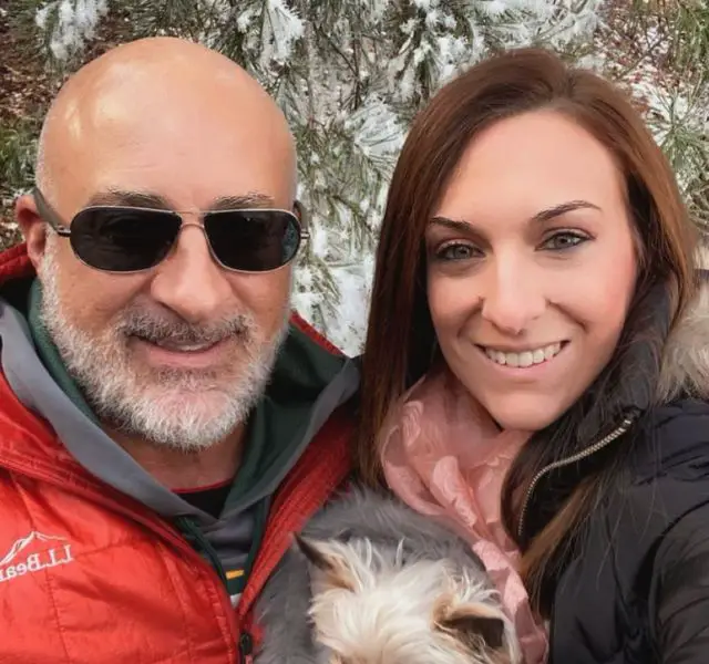 Jim Cantore with Britley Ritz