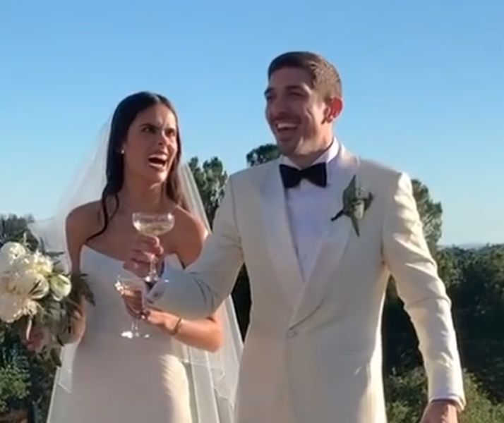 Andrew Schulz and Emma Turner wedding picture