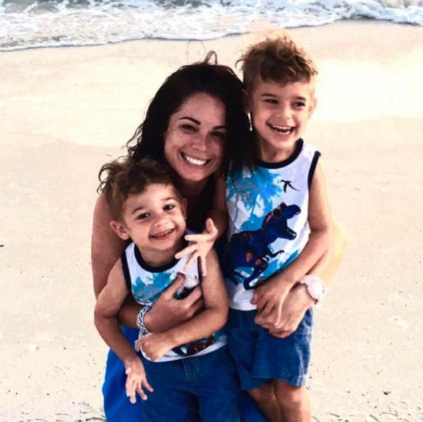 Cassandra Leppan with her two sons