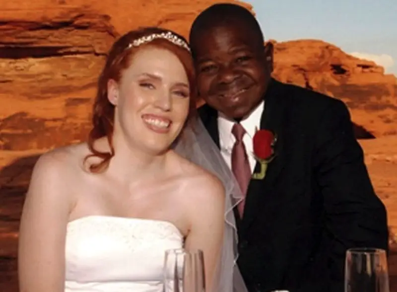 Shannon Price and Gary Coleman wedding picture