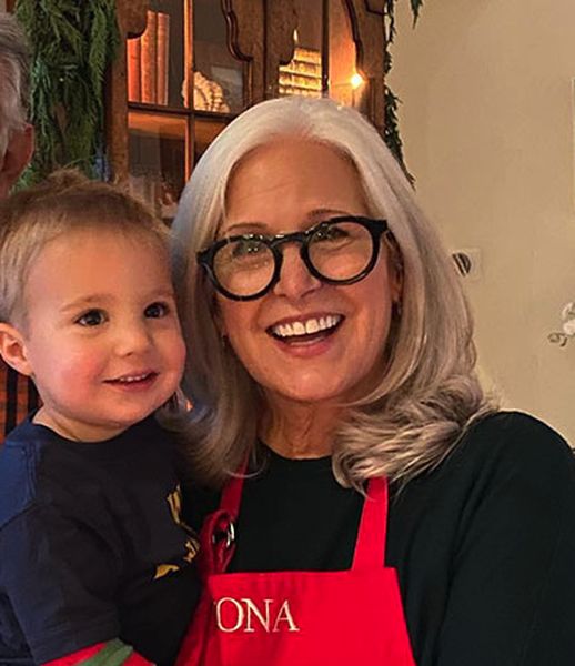 Cindy Costner with her grandchild
