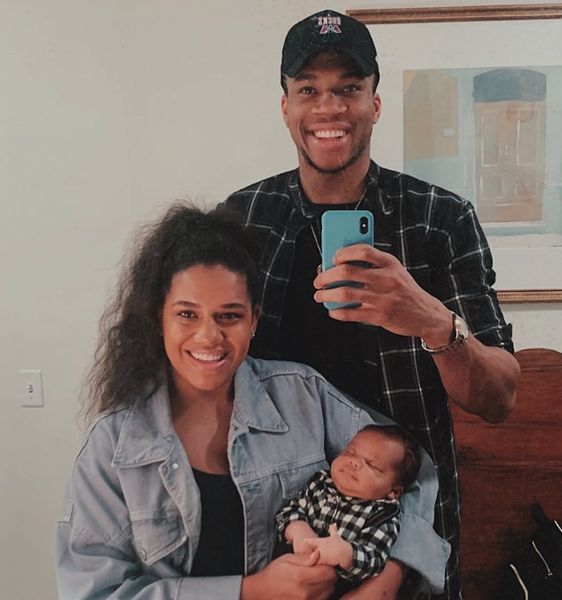Mariah Riddlesprigger with husband and kid