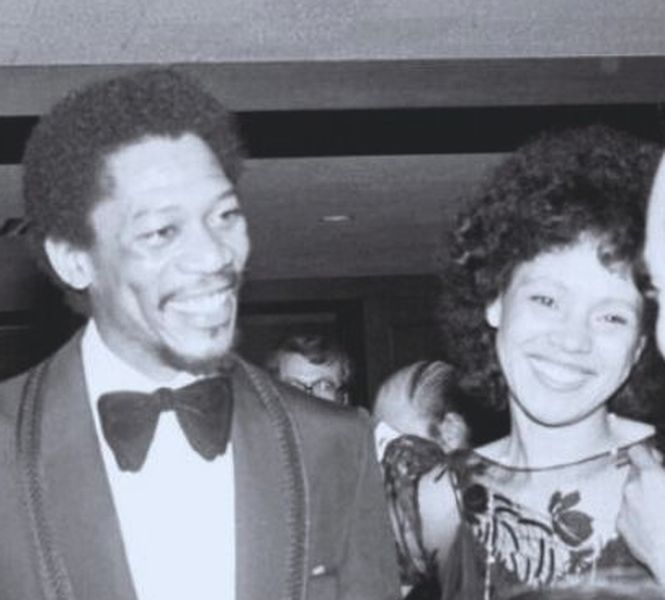 Morgan Freeman with his first wife Jeanette Adair Bradshaw