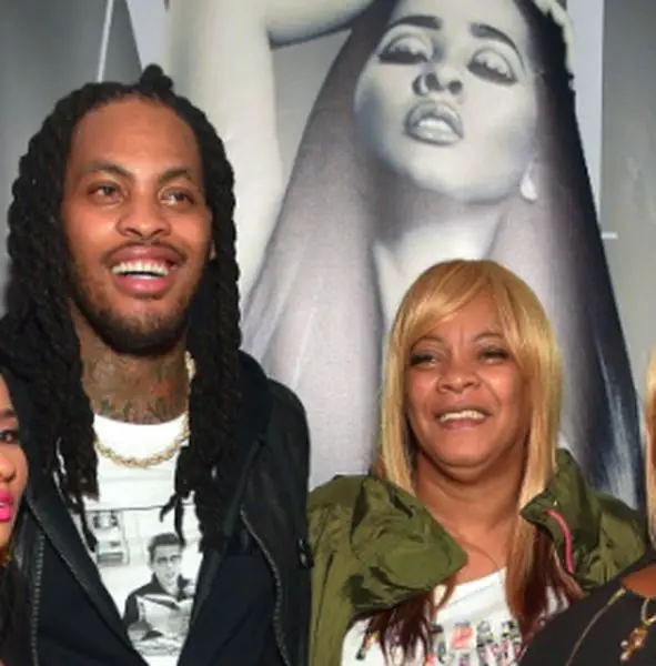 Waka Flocka Flame with his mother Debra Antney