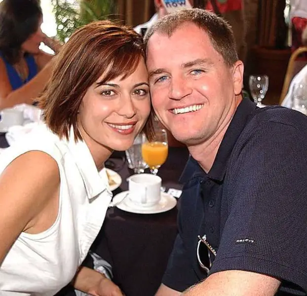 Catherine Bell and ex-husband Adam Beason