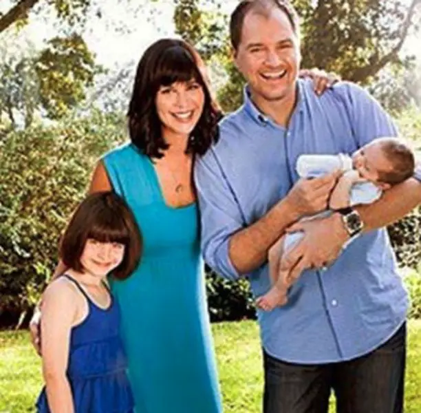 Catherine Bell with ex-husband Adam Beason