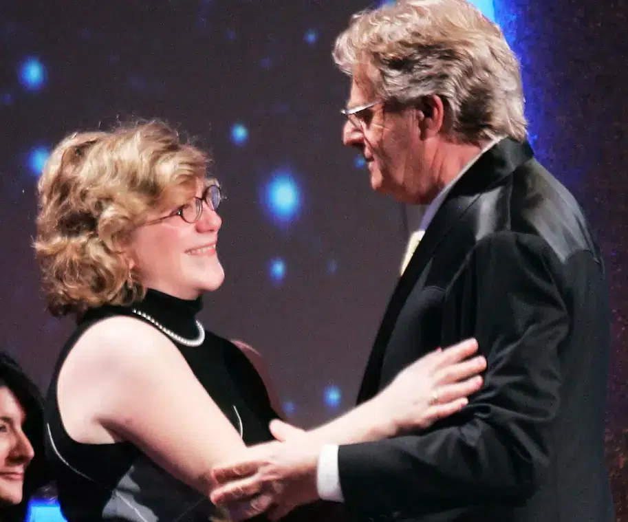 Jerry Springer with daughter Katie Springer