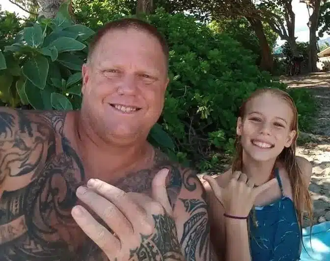 Brahman Galanti with daughter Madalynn Grace
