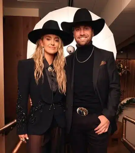 Lainey Wilson with fiance Devlin Duck Hodges